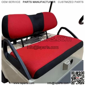 Golf Cart Seat Cover, Polyester Mesh Cover For Yamaha Club Car Precedent Red