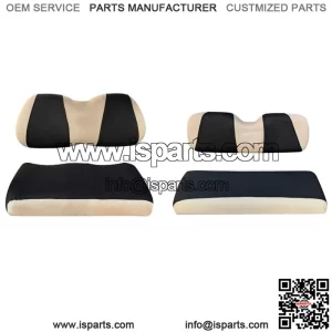 Golf Cart Front Rear Seat Cover Set fit Yamaha Club Car Precedent 4 Seater L+XS