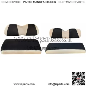 Golf Cart Front Rear Seat Cover Set Fit Club Car DS EZGO TXT RXV 4- Seater S+XS