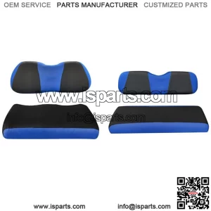 Blue Golf Cart Front Rear Seat Covers for Yamaha Club Car Precedent Tempo Onward