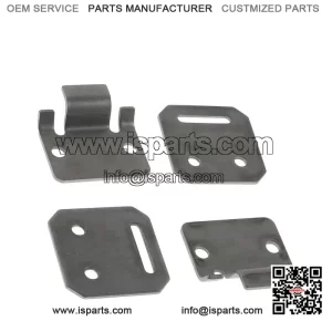 Set of 2 Seat Hinge Plate Male and Female Kits for Club Car DS Golf Cart 1979-Up