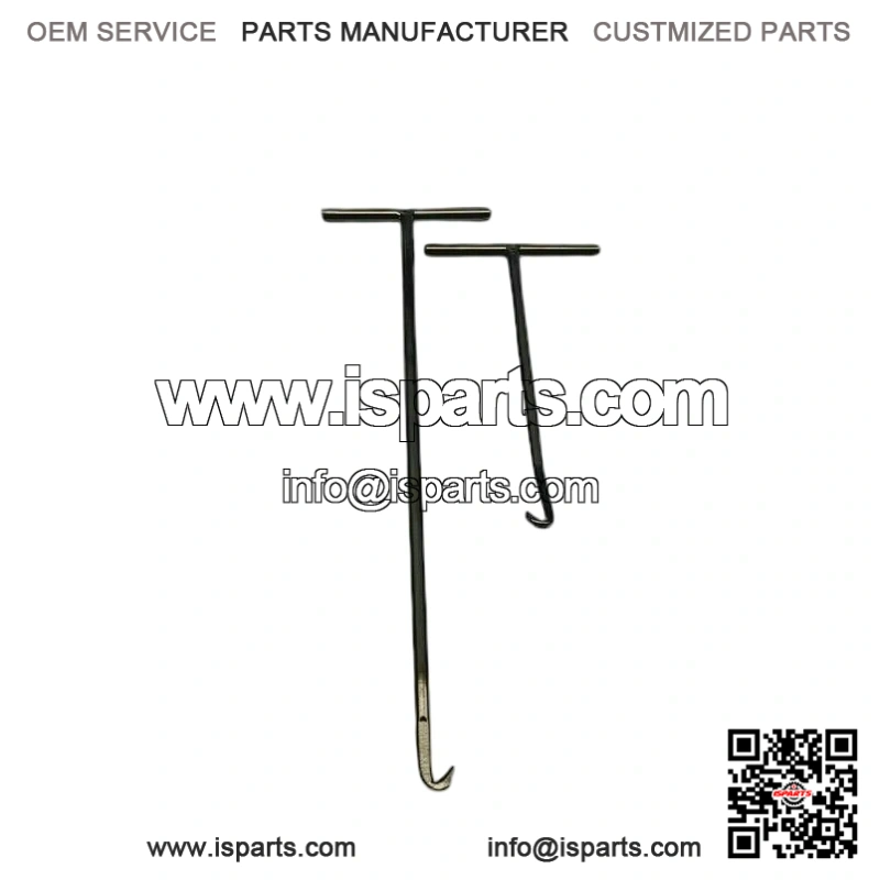 NEW 2-PCS EXHAUST SPRING PULLER SET UNIVERSAL 2 STROKE ATV UTV HANDLE HOOK TOOL - Image 2