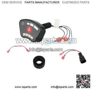 Keyless Ignition Switch with Digital Battery for EZGO Club Car Golf Cart ?C 36V to 48V