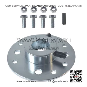 Brake Drum Sprocket Hub with 1" Bore, 1/4" Keyway ?C for Go Kart, Cart, Mini Bike, Trike