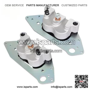 Front Left & Right Brake Calipers with Pads for Polaris #1912496 1912497 1912498