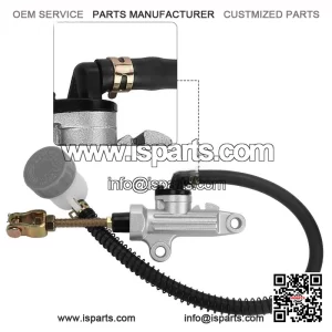 Rear Brake Master Cylinder Assy for 2004-2013 Yamaha Raptor 350 YFM350 YFM350R