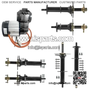 Differential Rear Axle Kit for Trike E-Bike Golf Cart Quad ?C 500W, 1000W, 1500W Motor Options