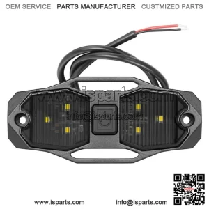 Red/Amber/Green/White Roll Bar Mount LED Dome Light for Polaris Ranger and RZR 1000