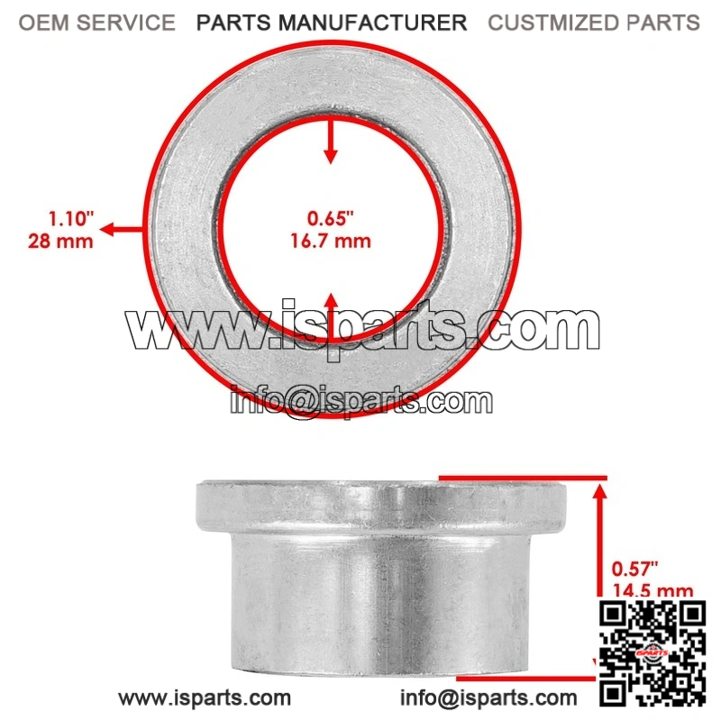 Rear Knuckle Bushings Set for Yamaha Grizzly 660 YFM660 (2002-2008) - 90381-17067-00 - Image 2