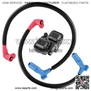 Ignition Coil & Spark Plug Wire Set for Polaris Ranger 1000 Premium (2022-2024) - Part #2876049