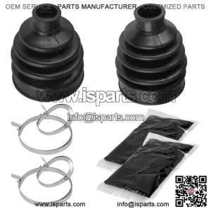 Front Axle Inner & Outer CV Boot Kit for Honda Rancher 420 TRX420FA/FE/FM (2017-2025)