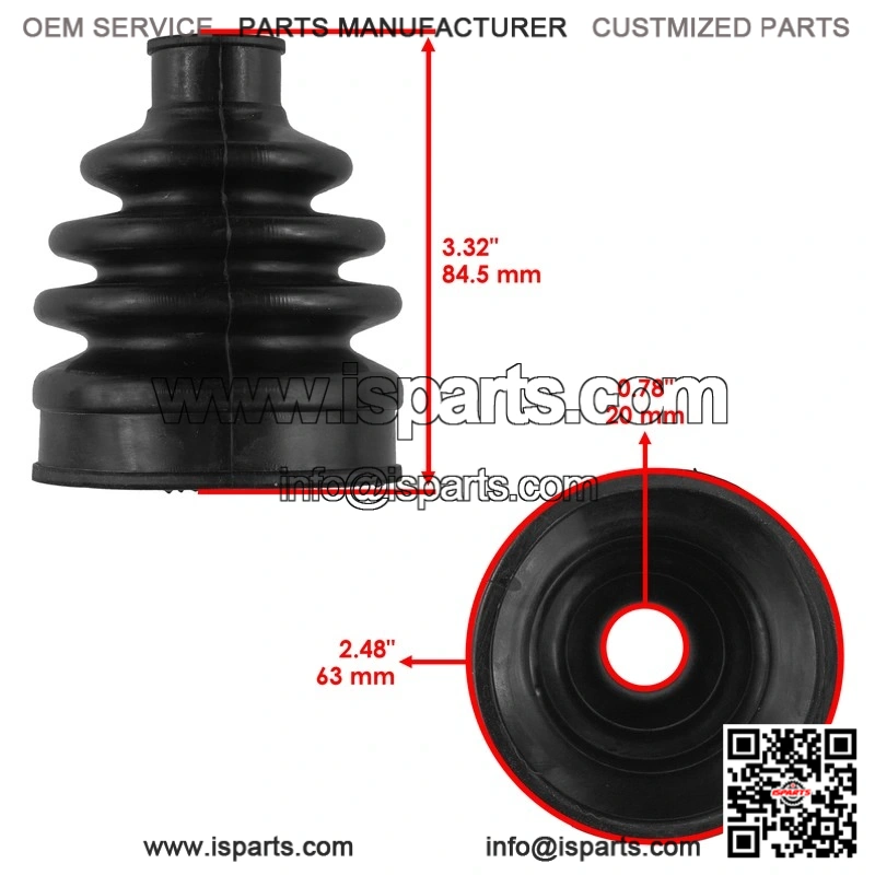 Front Axle Inner & Outer CV Boot Kit for Honda Rancher 420 TRX420FA/FE/FM (2017-2025) - Image 2