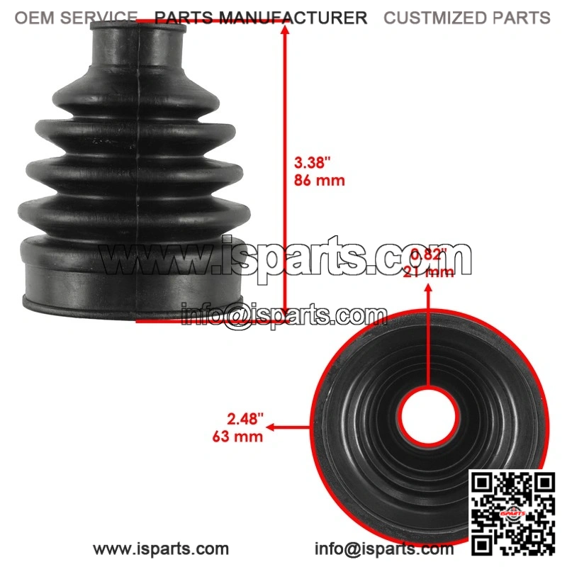 Front Axle Inner & Outer CV Boot Kit for Honda Rancher 420 TRX420FA/FE/FM (2017-2025) - Image 3