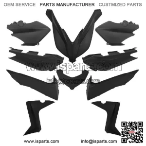 10-Piece Black Body Hull Set for Yamaha XMAX 125/250/400 (2014-2016)