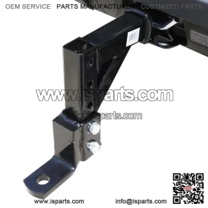 10" Adjustable Drop Hitch Ball Mount for 2" Receiver - Heavy Duty Trailer Towing