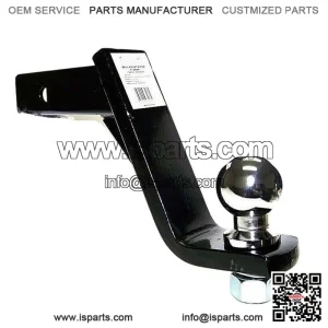 8" Drop Hitch for 2" Receiver with 1-7/8" Ball Set - Heavy Duty Trailer Ball Mount