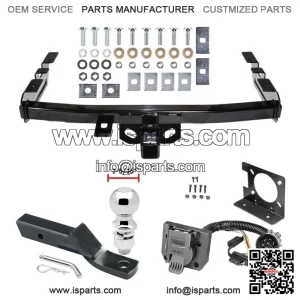 Complete Trailer Hitch Package with 7-Way Wiring for 1999-2007 Silverado/Sierra 1500HD/2500