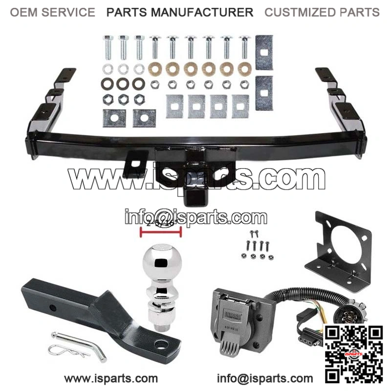 Complete Trailer Hitch Package with 7-Way Wiring for 1999-2007 Silverado/Sierra 1500HD/2500