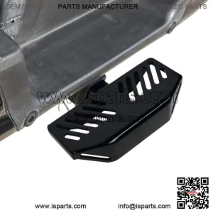 TLAPS Heavy Duty Rear Trailer Hitch Step with 2" Receiver - Black - Fits Chevy/Dodge