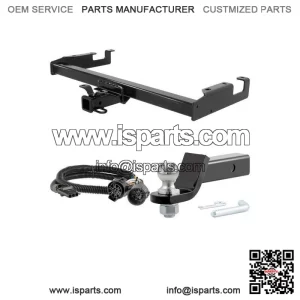 10K 2" Trailer Hitch for 2001-2002 Chevy Silverado 2500HD - 4-Pin Wiring, 1-7/8" Ball, 8' Bed