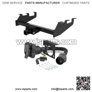 2001-2002 Chevy Silverado 1500HD Trailer Hitch with 7-Pin Wiring ?C Fits 10" Bumper ?C Tommy Gate Compatible ?C Brand