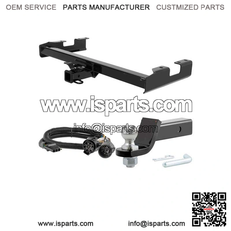 2003-2006 GMC Sierra 2500HD Trailer Hitch with 4-Pin Wiring ?C 178" Ball Mount ?C Fits 6' Bed ?C Brand