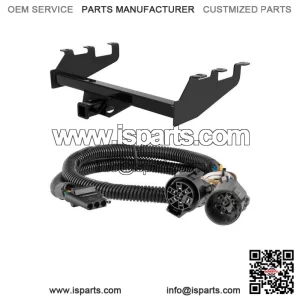 2003-2006 GMC Sierra 1500HD Trailer Hitch with 4-Pin Wiring - Fits 10" Bumper & Tommy Gate - Brand