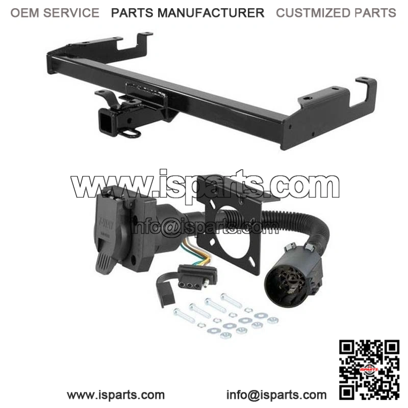 2003-2006 GMC Sierra 2500HD Trailer Hitch with 7-Pin Wiring - 8' Bed - Standard Bumper - 10K Capacity - 2" Receiver