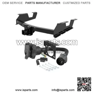 2011-2014 GMC Sierra 3500HD Trailer Hitch with 7-Pin Wiring - 8' Bed - Standard Bumper - 10K Capacity - 2" Receiver