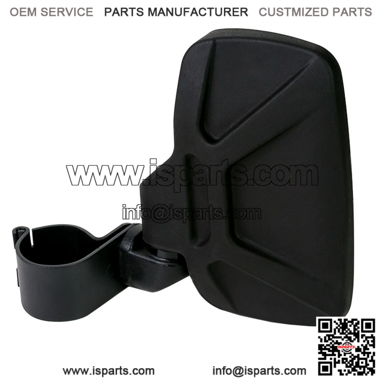 1.75-Inch Round Tube Side View Mirror (Pair) for Pioneer UTVs