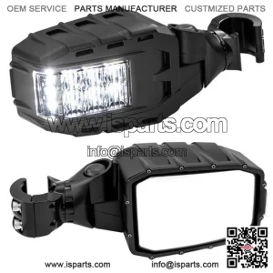 Off-Road LED UTV Side Mirrors for Polaris Ranger