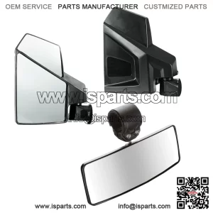 Side and Rearview Mirror Combo Kit for Polaris Ranger