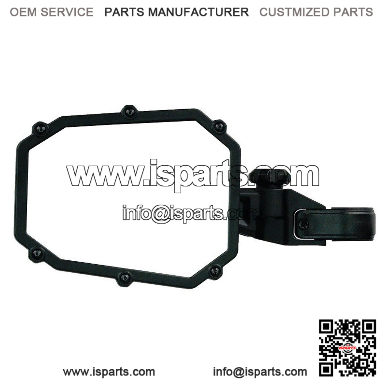 UTV Side Mirror with Dual Axis Breakaway for Polaris Ranger 400