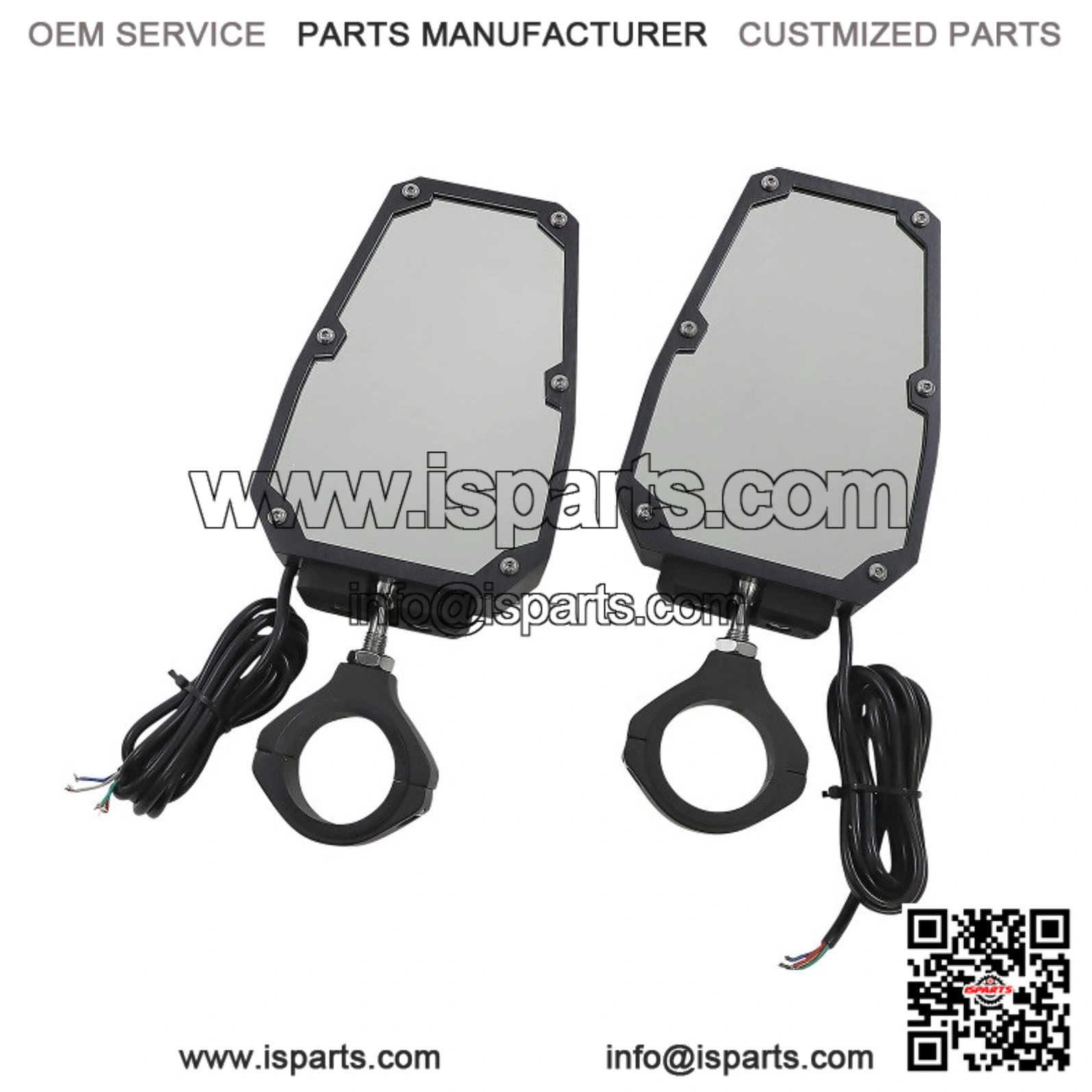 LED Lighted Mirrors for Can-Am UTVs