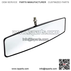 Panoramic Rear View Mirror in Black Billet Aluminum for RZR