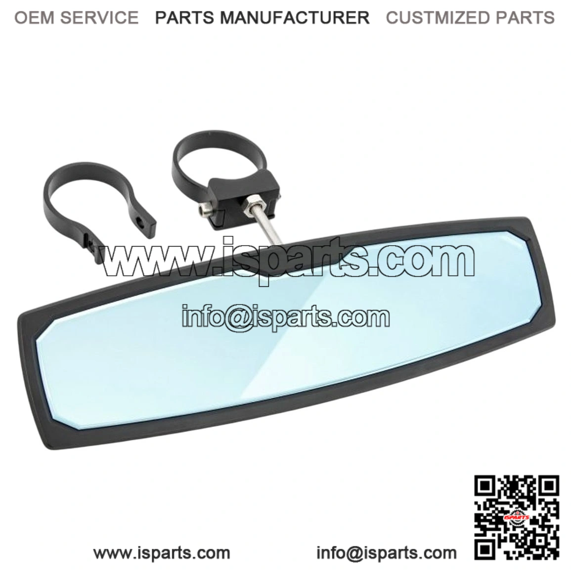 UTV Aluminum Rear View Mirror (Fits 1.75-2.0In | Universal) for Honda Pioneer/Talon