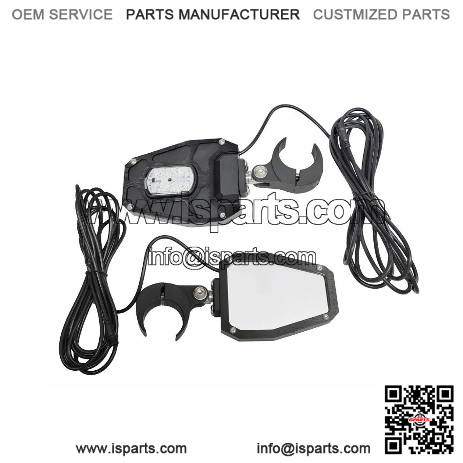 RGB LED Side Mirrors for Kawasaki Teryx