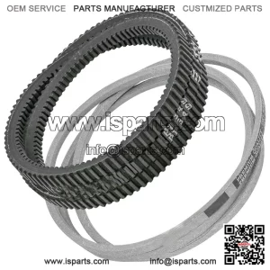 42-Inch Deck Primary & Secondary Belt Set for John Deere GX345 GX355 X324 - M43820 M118684