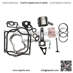 Rebuild Kit With Standard Piston, Rod, Exhaust Valve For 5HP