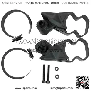 UTV Side Mirror Adapter Kit for Profiled and Round Tube Roll Cages ?C Kawasaki Teryx