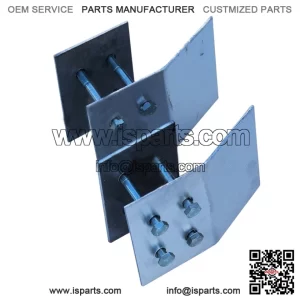 Aluminum Loading Ramp End Kit for ATV, 4-Wheeler, Lawnmower, and Truck Bed Lifting - Model 0100103