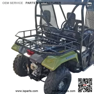Bolt-On Steel UTV Cargo Rack for Honda Pioneer 500 - 300 lbs Capacity