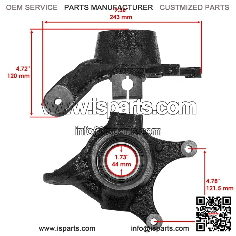 Front Left Knuckle for Polaris Ranger 700 (2009) & Ranger 800 4x4 (2010-2014) - Image 2