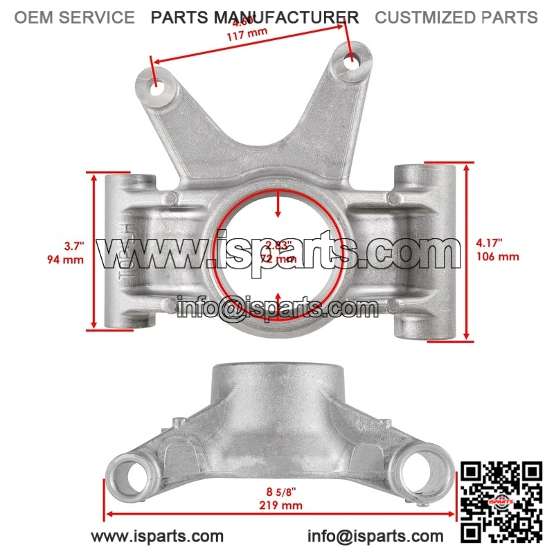 Rear Knuckles & Bearing Bushings Kit for Polaris Scrambler 850 (2013-2021) - Image 2