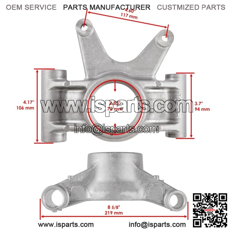 Rear Knuckles & Bearing Bushings Kit for Polaris Scrambler 850 (2013-2021) - Image 3