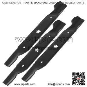 17-3/8" 5-Point Star Notched High-Lift Blade ?C Fits 50" Deck Husqvarna & Poulan