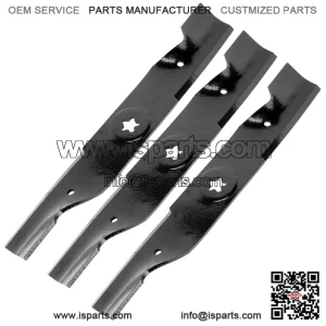 16-3/4" 5-Point Star Notched High-Lift Blade ?C Fits 48" Deck Husqvarna & Poulan