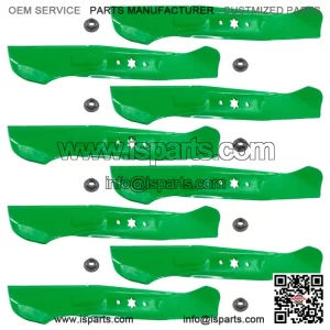 942-04290 942-04244 46-Inch Deck Blades Kit with Nuts for MTD & Cub Cadet Riding Mowers