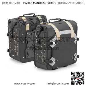 Black 70L Saddlebags for QJ MOTOR SRT 600 SX (2024) - Motorcycle Luggage Set