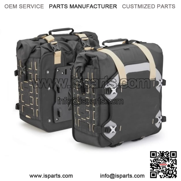 Black 70L Saddlebags for QJ MOTOR SRT 600 SX (2024) - Motorcycle Luggage Set